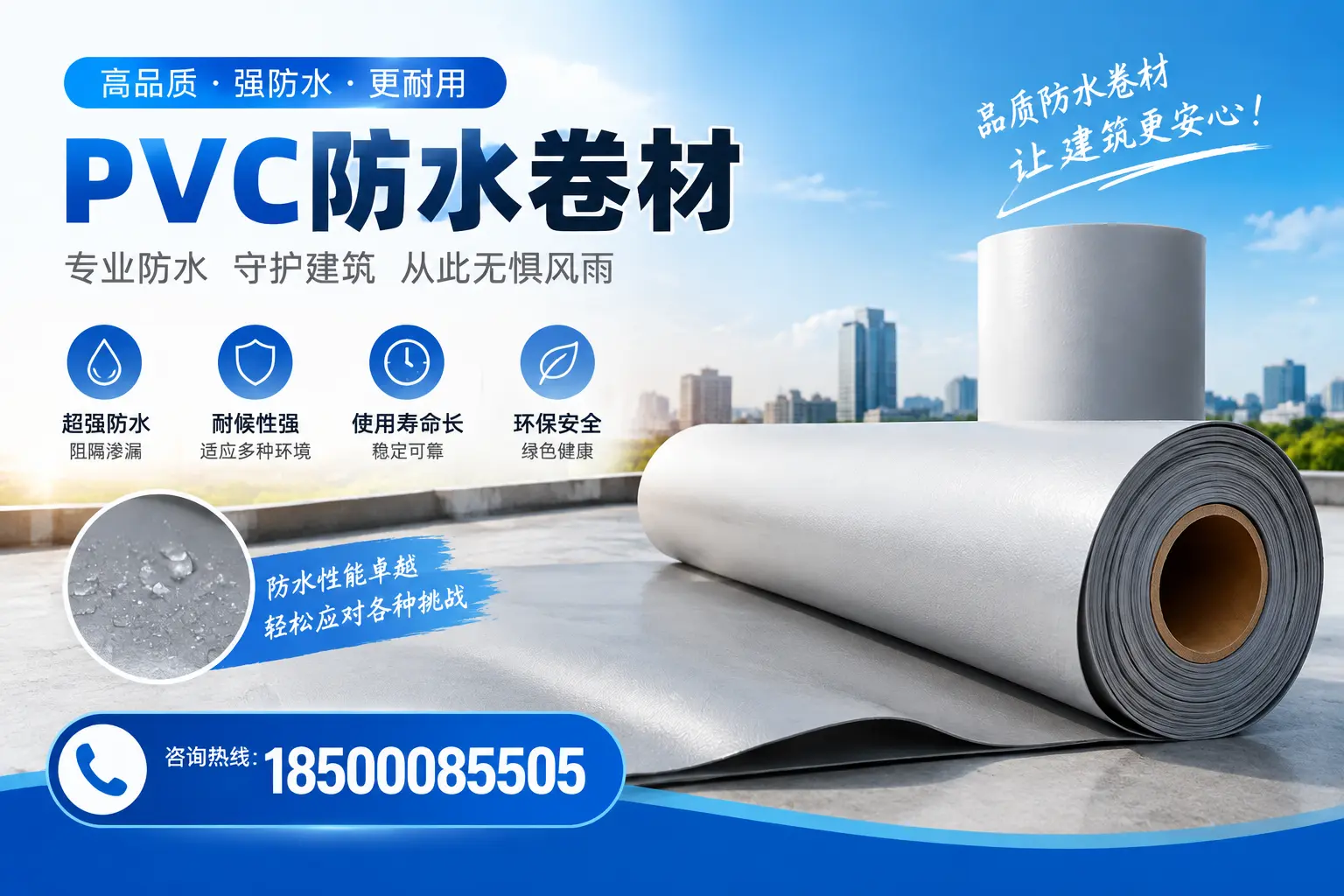 如何选择高质量的PVC防水卷材？南充消费者必看指南